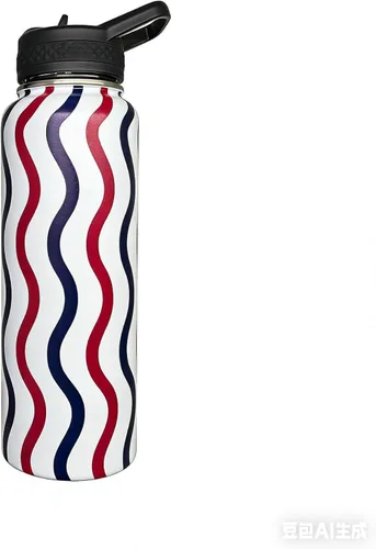 Miniatura 9 de RAYMYLO - Botella de agua aislada de 24 onzas, de acero inoxidable con triple pared al vacío (fría durante 48 horas, caliente durante 24 horas), a
