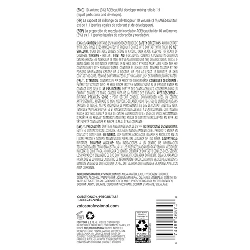 Miniatura 9 de AGE beautiful Gentle Creme Hair Developers Para tintes de cabello permanentes, tónicos, aclaradores Coloración profesional de salón