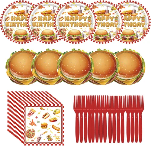 Miniatura 12 de Juego de 250 platos y servilletas florales rosas, 50 invitados, juego de vajilla desechable festoneada rosa y blanco, platos de papel vintage