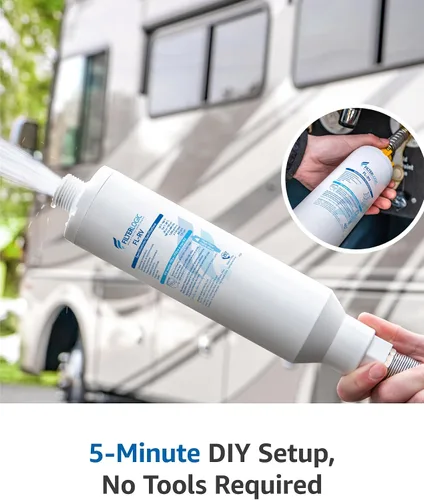 Miniatura 7 de Filterlogic Filtro de agua en línea RV & Marine para barcos, caravanas, certificado NSF, cámper, jardinería, plantación, remolque o casa rodante