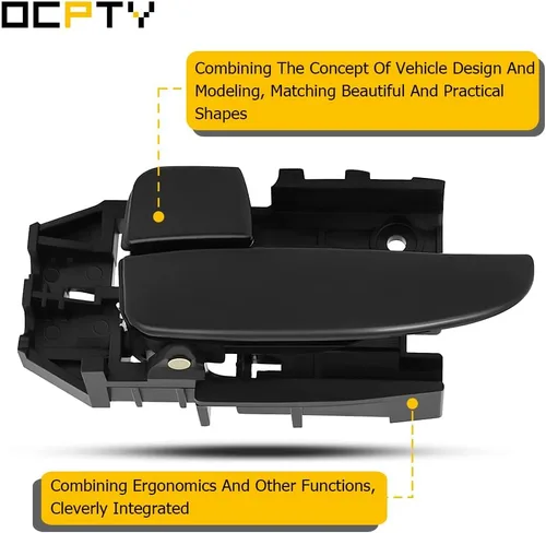 Miniatura 4 de OCPTY Manijas de puerta delanteras interiores del lado del pasajero de repuesto para Hyundai Elantra 2001-2006 para Hyundai Elantra manijas