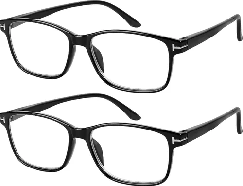 Miniatura 7 de Success Eyewear Computer Glasses 2 Pk Anti Glare Reflection Classic Reading Glasses for Men and Women