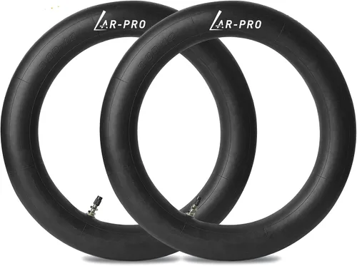 AR-PRO - Paquete de 2 tubos interiores para motocross de 3.00/3.50-12 pulgadas con vástago de válvula TR4, tubos interiores de repuesto de