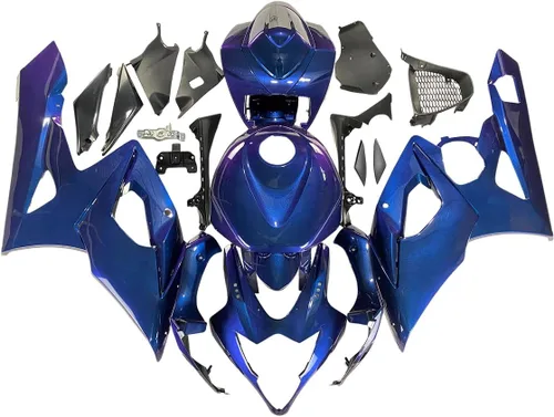 Miniatura 121 de Kit de carenado de inyección azul, negro y blanco para Suzuki GSXR600 GSX750 2006 2007 GSXR 600 GSX-R750 06 07 ABS Carenado de plástico completo