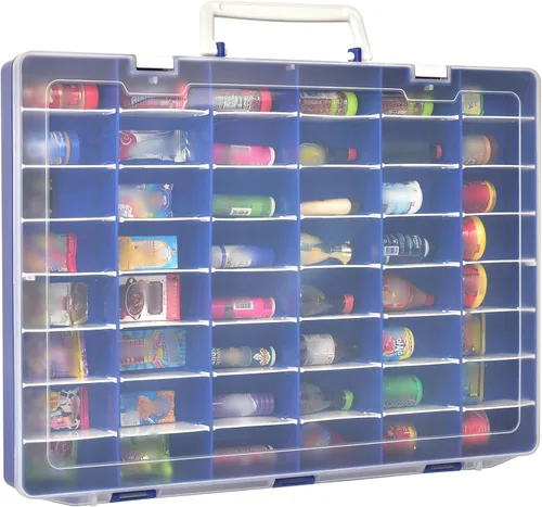 Miniatura 8 de FULLCASE Estuche coleccionista compatible con Mini Brands 5 Surprise Series 1, 2, 3, 4, Mystery Capsule, juguete coleccionable en miniatura real