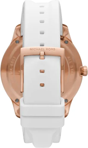Miniatura 3 de Michael Kors Reloj Runway de acero inoxidable MK6979 - Reloj de cuero de tres manecillas Runway