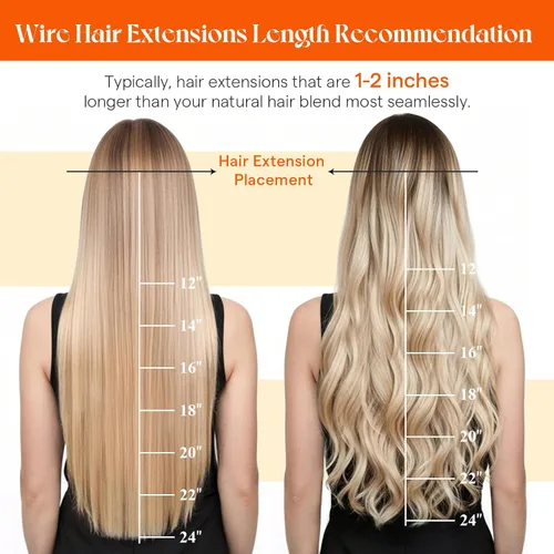 Miniatura 7 de Sunny Hair - Extensiones de cabello humano con banda invisible, color rubio platino (#60), 20 pulgadas