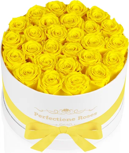 Miniatura 26 de Perfectione Roses 27 Rosas en una Caja, Rosa del Día de la Madre, Flores Preservadas para Ella, Flores para Entrega, Regalos de Cumpleaños
