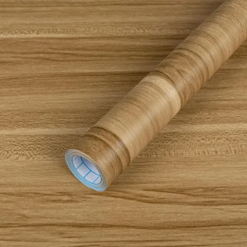 Miniatura 14 de Decoroom Papel de contacto de grano de madera, nogal oscuro, papel de contacto para encimeras, aspecto de madera, envoltura de vinilo autoadhesiva
