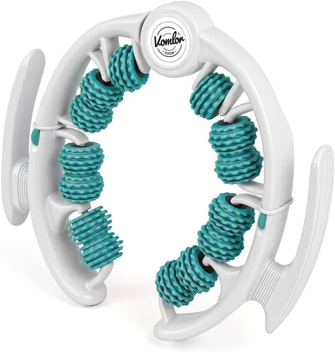 Rodillo de masaje para celulitis, herramienta de drenaje linfático para masaje de fascia de tejido profundo, rodillo muscular para piernas y