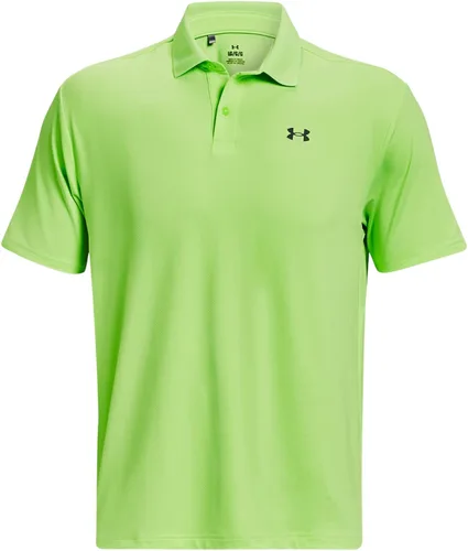 Miniatura 5 de Under Armour Polo para hombre Nylon y Mezcla de Elastano (as1, Alpha, L, Regular, Quirky LimePitch Grey 752), Lima