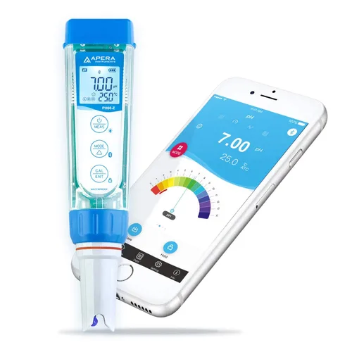 Miniatura 17 de Apera Instruments PH60Z-MS Kit de Probador de Medidor de pH Inteligente Portátil con Electrodo de pH Semi-Micro LabSen 246-5 ATC para Medición de pH