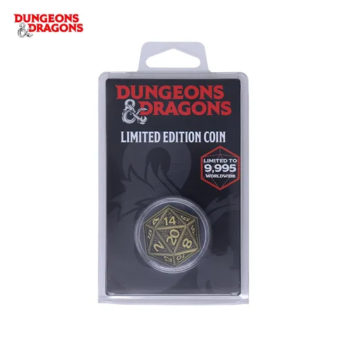 Miniatura 6 de Moneda de colección Dungeons & Dragons de 20 caras de edición limitada