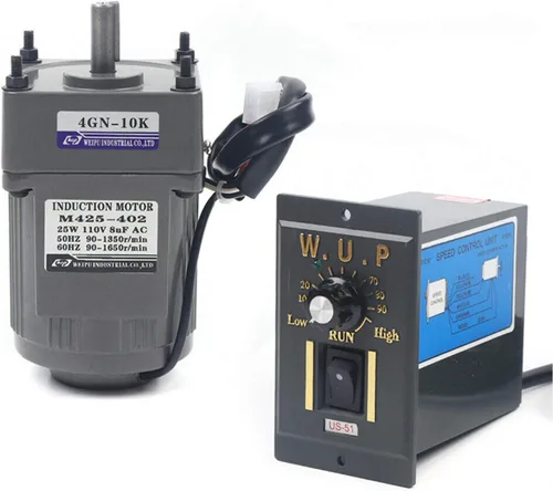 Miniatura 14 de Motor de engranajes eléctrico 120W DC 24V Reductor de engranajes helicoidal Caja de engranajes Motor eléctrico de engranajes RV 50K 35Nm Motor 120W