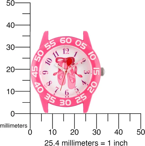 Miniatura 5 de Red Balloon - Reloj analógico de cuarzo y nailon para niños, Rosado