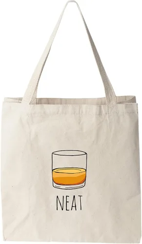 Miniatura 9 de Moonlight Makers 100% Cotton Canvas, Natural Tote Bag, Full-Color Tote, Funny Design - Beverage