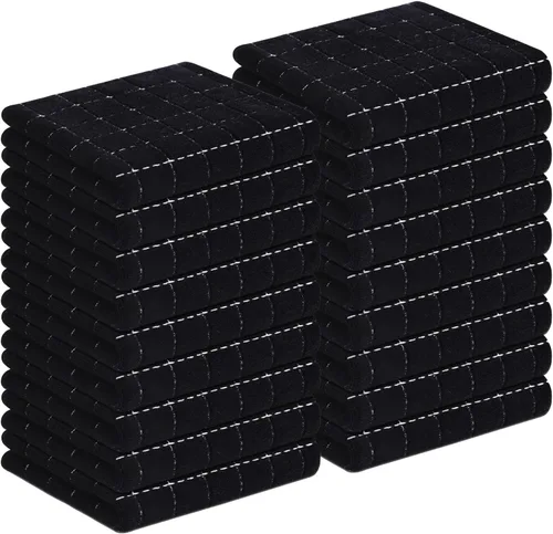 Miniatura 181 de Homaxy Paños de cocina 100% algodón de felpa, toallas de cocina ultra suaves y absorbentes para la cocina, adecuadas para secar y lavar platos