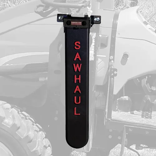 Miniatura 14 de SawHaul Soporte universal para motosierra para tractor, fabricado en Kansas, Estados Unidos, portatosierra de montaje fijo (20 pulgadas, verde)