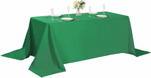 Miniatura 13 de Cupuamon - Mantel rectangular de 60 x 84 pulgadas, tela de poliéster lavable para decoración de bodas, fiestas, cenas y banquetes
