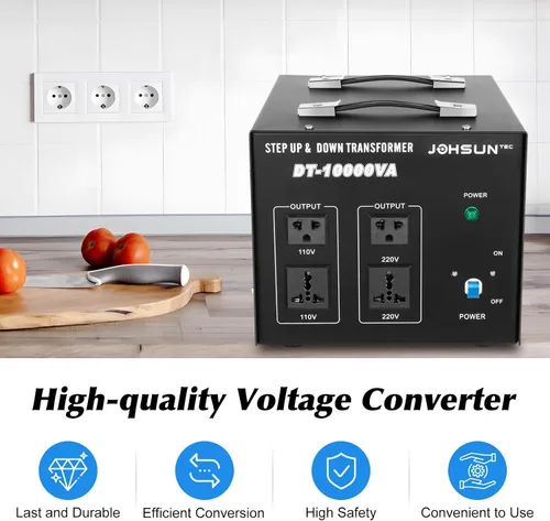 Miniatura 2 de Convertidor de voltaje de 8000 W/10000 W, transformador elevador/abajo, 110 V/220 V, convertidor de potencia, regulador de voltaje automático