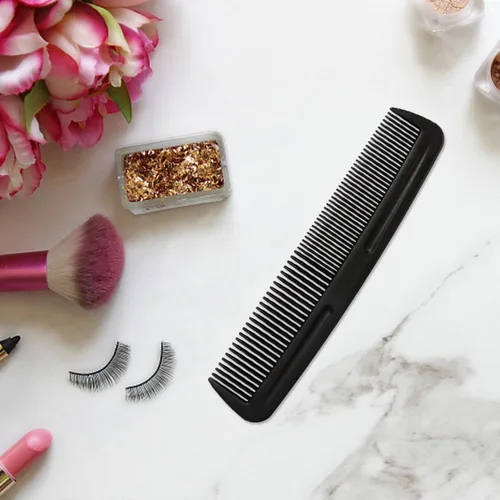 Miniatura 4 de Cubaco Peine de pelo de 5 pulgadas, tamaño de bolsillo, mini peines a granel perfectos para viajar, paquete de 20 peines negros para unisex, peine