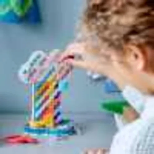 Miniatura 7 de LEGO DOTS 41905 - Soporte de joyería arcoíris para manualidades, un juguete divertido para niños a los que les gusta crear artes y manualidades