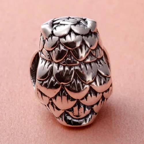 Miniatura 5 de Animal Pets Charm - Dije de plata de ley 925 con bonito conejo, búho nocturno, pájaro volador, unicornio mito, paloma pájaro de la paz, manta raya