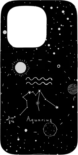 Miniatura 14 de Funda estética con signo del zodiaco celestial para iPhone 12 mini Acuarario