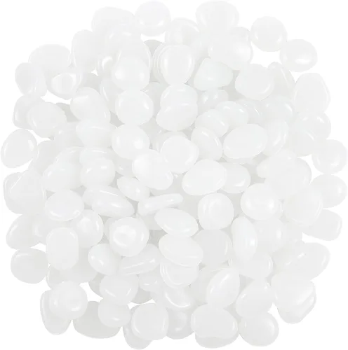 Miniatura 16 de OSOPOLA 150 PCS Piedras Luminosas - Rocas Luminosas Azules Decoraciones DIY Guijarros Decorativos para Acuario Pecera Acera Jardín Camino Patio