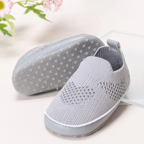 Miniatura 2 de Clowora Unsex - Zapatos de lona para niños y niñas para recién nacidos antideslizantes suela suave para cuna zapatos casuales para bebés de 3 a 18