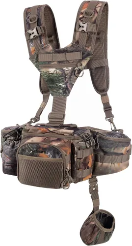 Miniatura 8 de Mochila de caza Blisswill con riñonera para hombre, paquete de fanny con arnés, paquete de cintura con soporte para el hombro, regalos de caza