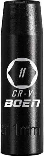 Miniatura 14 de BOEN Toma de impacto profundo de 1/2 pulgada, enchufe premium de 5/16 pulgadas, SAE, 6 puntos, acero Cr-V con marcado láser, fuerte y duradero
