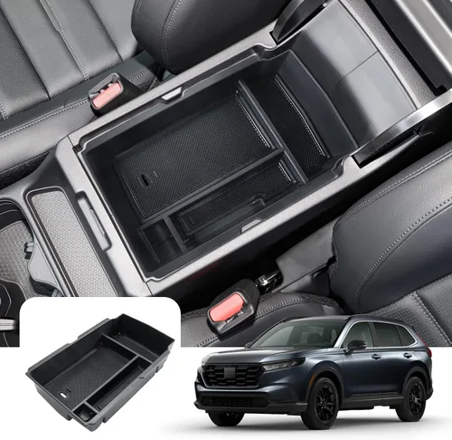 LFOTPP 2023 2024 2025 2026 CRV Organizador de consola central para Honda CRV Bandeja de consola para Honda CRV EX/EX-L/Hybrid Sport/Hybrid Sport