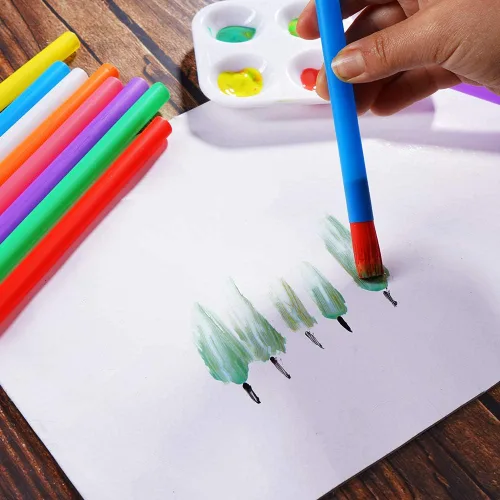 Miniatura 7 de 200 pajitas grandes para batidos, coloridas y desechables de plástico con boca ancha para licuados (0.43" de diámetro y 8.2" de largo) 8