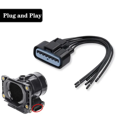 Miniatura 4 de Sensor de flujo de aire masivo MAF conector conector para Mitsubishi Outlander Montero Sport Eclipse Galant 1999-2006, apto para Chrysler Sebring