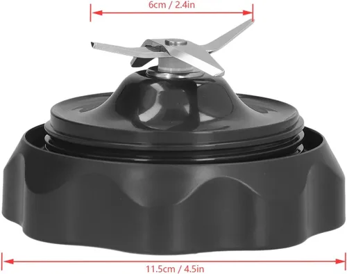 Miniatura 7 de Cuchilla de licuadora, piezas de repuesto de licuadora de ABS y acero inoxidable, cuchilla cruzada fácil de montar para cocina y hogar