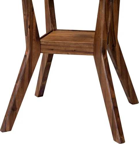 Miniatura 8 de I8SI7-40N-04 - Juego de comedor de 7 piezas para 6 personas, contiene una mesa redonda de 48 pulgadas con pedestal y 6 sillas Parson de tela