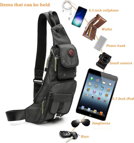 Miniatura 5 de Nicgid Sling Bag - Mochila bandolera para hombre
