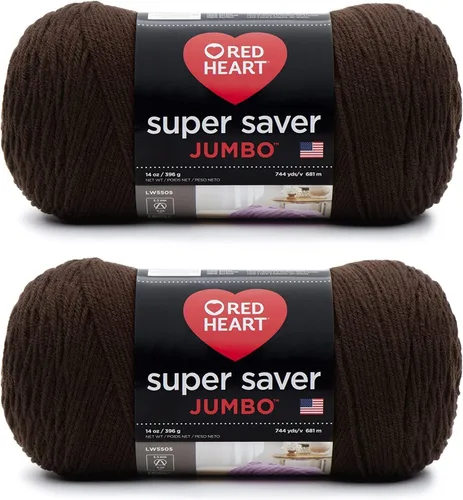 Miniatura 68 de Red Heart Super Saver Jumbo Ovillo de lana, Amatista