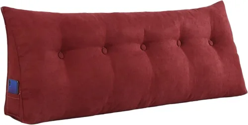 Miniatura 13 de Almohadas de cuña para sentarse en la cama, almohadas de lectura, almohada triangular con funda de almohada extraíble, cojín de respaldo para sofá