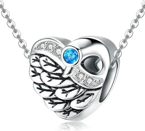 Miniatura 5 de Abalorio de plata de ley 925 con forma de corazón para pulseras Pandora