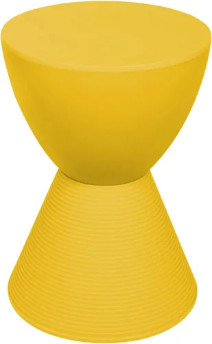 Miniatura 16 de LeisureMod Mesa auxiliar moderna de reloj de arena, mesa auxiliar de tambor de carcasa de ABS con almacenamiento para uso en interiores y Azul