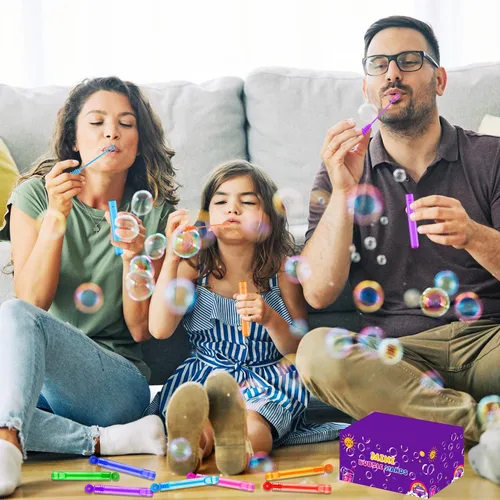 Miniatura 6 de Suministros de fiesta de burbujas para niños, paquete de 20 a 300 mini varita de burbujas para niños pequeños, bolsa de regalos pequeña para acampar