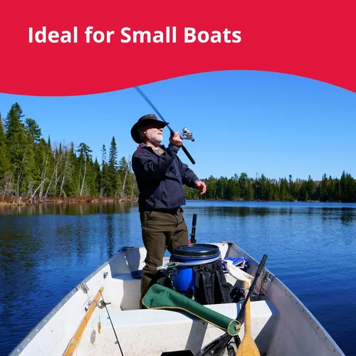 Miniatura 2 de SeaSense Anclaje de barco azul marino – Ideal para lanchas pequeñas, pontones, embarcaciones de pesca, kayaks y más, ideal para fondos rocosos