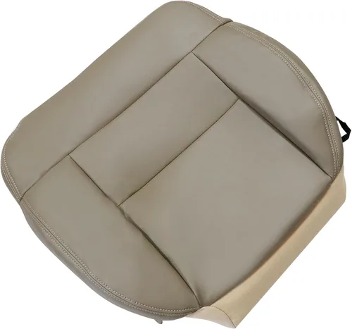 Miniatura 6 de Funda de Asiento Inferior del Lado Izquierdo Delantero del Conductor de Repuesto de Cuero Beige Tostado Compatible con Ford F150 Lariat XL XLT 2004