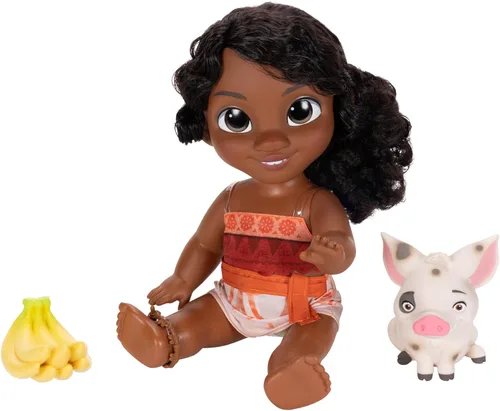 Miniatura 3 de Disney Moana 2 Hermana Pequeña Simea Muñeca y Figura de Pua - Juego de Muñecas para Niñas Oficialmente Licenciado, Gran Regalo de Cumpleaños, Regalo