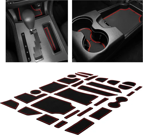 Miniatura 7 de CupHolderHero - Compatible con Dodge Charger y Chrysler 300 Accesorios 2015-2023 - Juego de 26 piezas de insertos antideslizantes y antipolvo