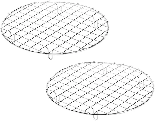 Estante para parrilla, parrilla de barbacoa de acero inoxidable 304 (9.85 pulgadas, paquete de 2)