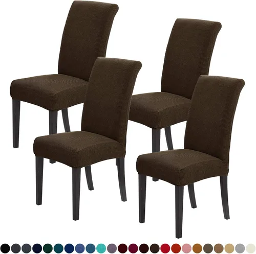 Miniatura 57 de Joccun Fundas para Sillas de Comedor Juego de 2, Fundas Elásticas para Sillas de Comedor Fundas para Sillas de Comedor Protector de Asiento, Funda