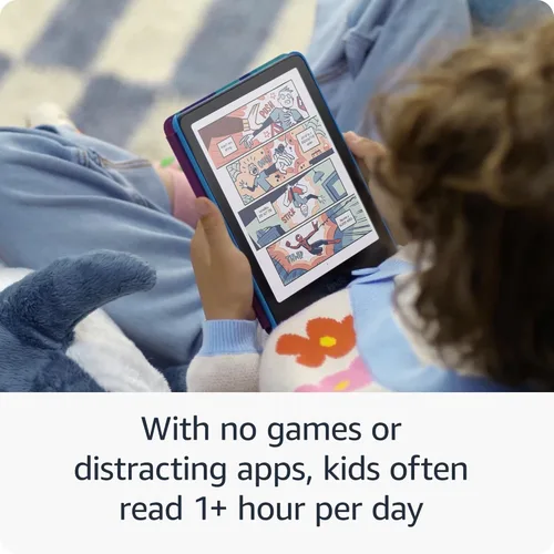 Miniatura 5 de Amazon Kindle Colorsoft Kids de 16 GB (último modelo). Liviano, compacto y diseñado para leer, sin aplicaciones, videos ni juegos. Con funda